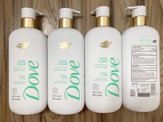 $28 for 4 Dove Body Wash 18.5oz Birch Cucumber 