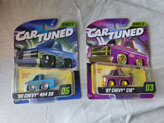 Car tuned chevy 454 ss and c10 tow truck