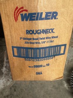Weiler Roughneck 7" Stringer Bead Twist Wire Wheels – 10 Pack