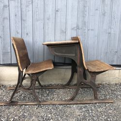 Antique School Desk