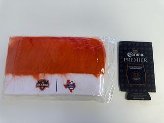 Houston Dynamo Crazy Hair And Corona Premier Coozie Koozie Can Cooler SGA Jersey MLS