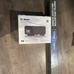 ProBeam Projector and Screen