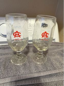 Vintage Adolph Coors Footed Beer Glasses 🍻