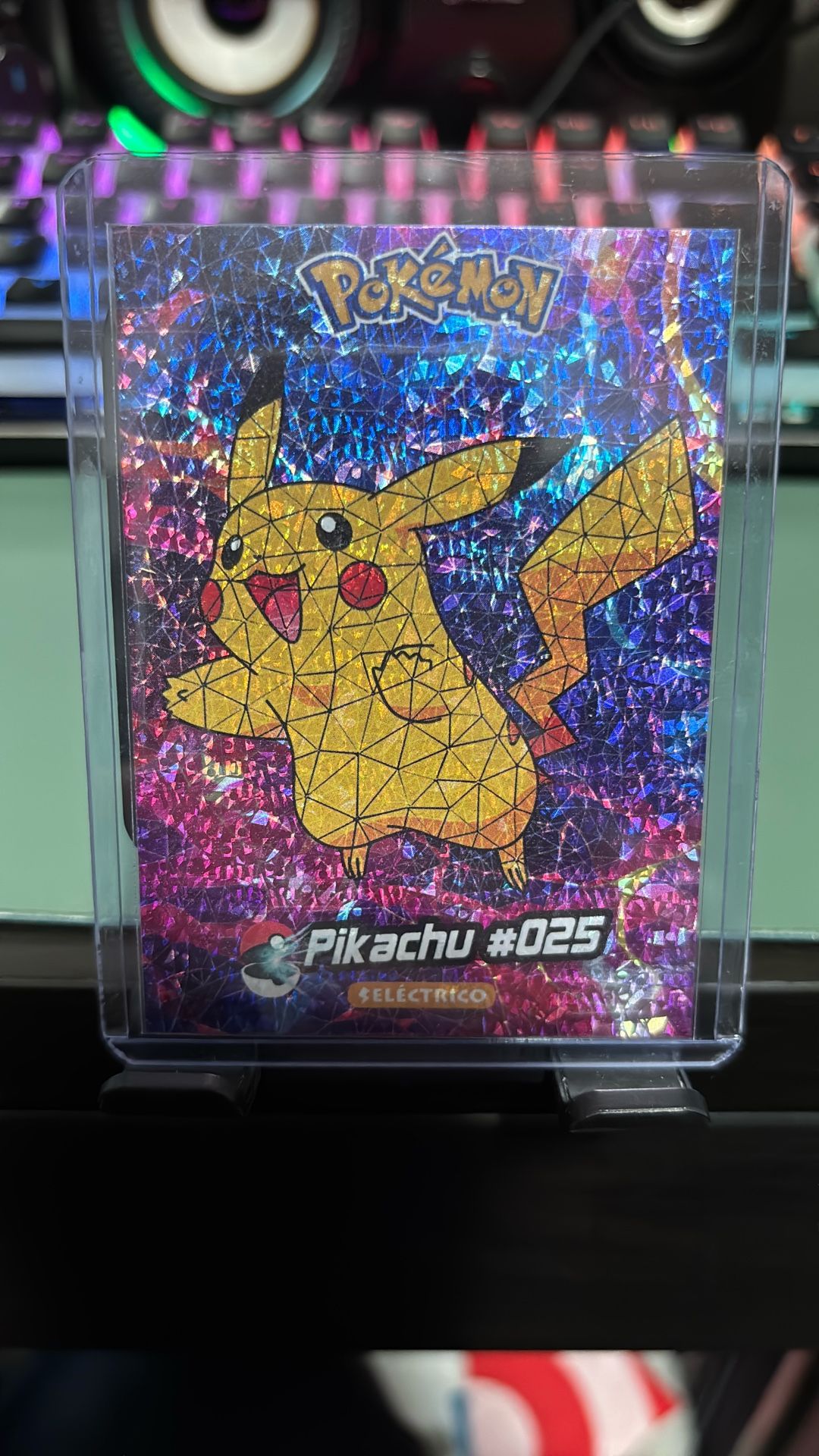 Pikachu Pokemon Crystal Card Collection (Non TCG)