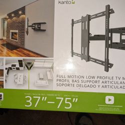 Kanto PDX650 Full Motion Articulating TV Wall Mount for 37-inch to 75-inch TVs 