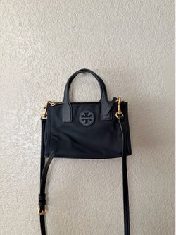 Tory Burch Mini Nylon Tote Crossbody – Black