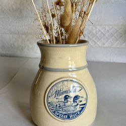 Vintage Heritage Designs Minnesota Wild Rice Pottery Container