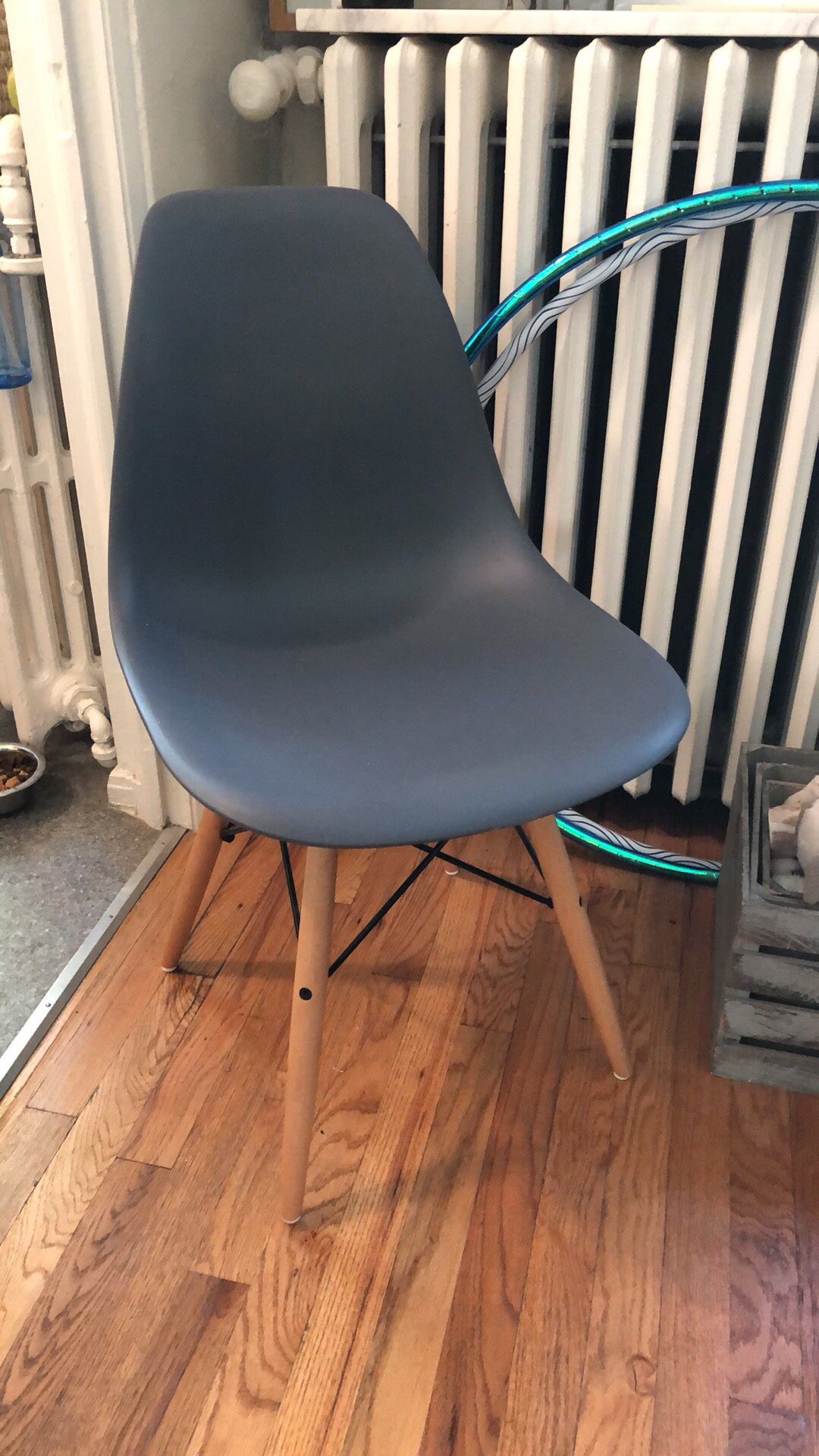 Two kitchen table chairs