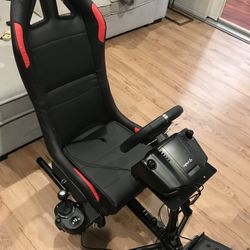 Racing Rig With Logitech G29 Racing Wheel 