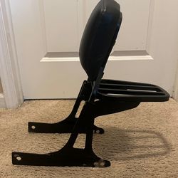 Motorcycle sissy bar