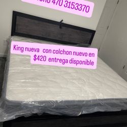 Cama King Nueva Con Colchon