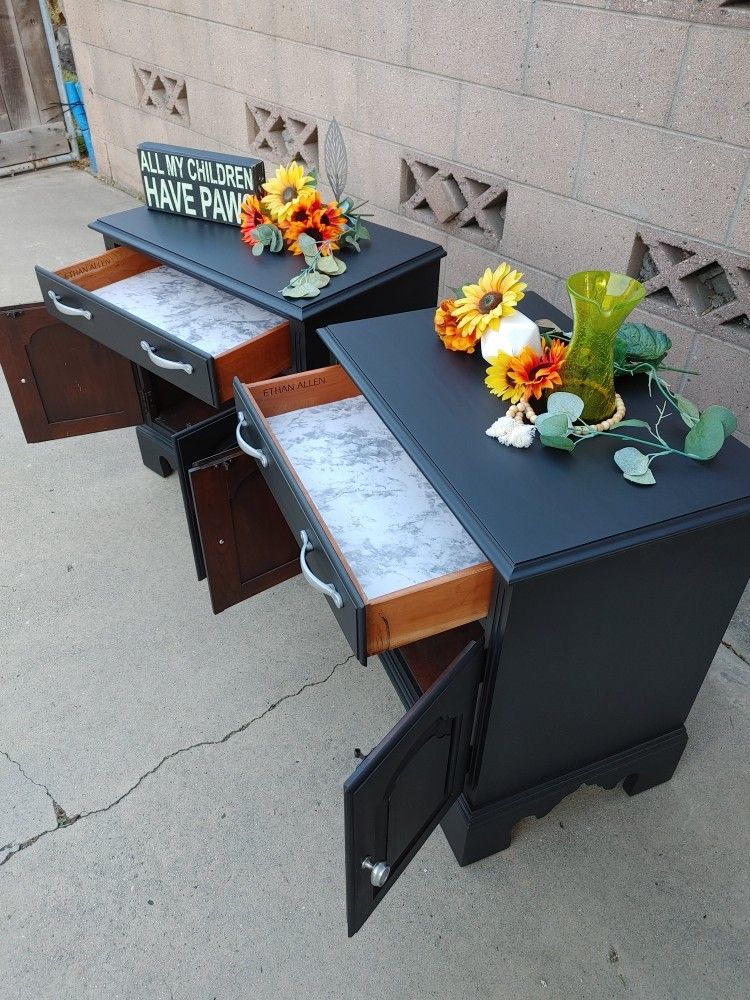 Beautiful Vintage Nightstands