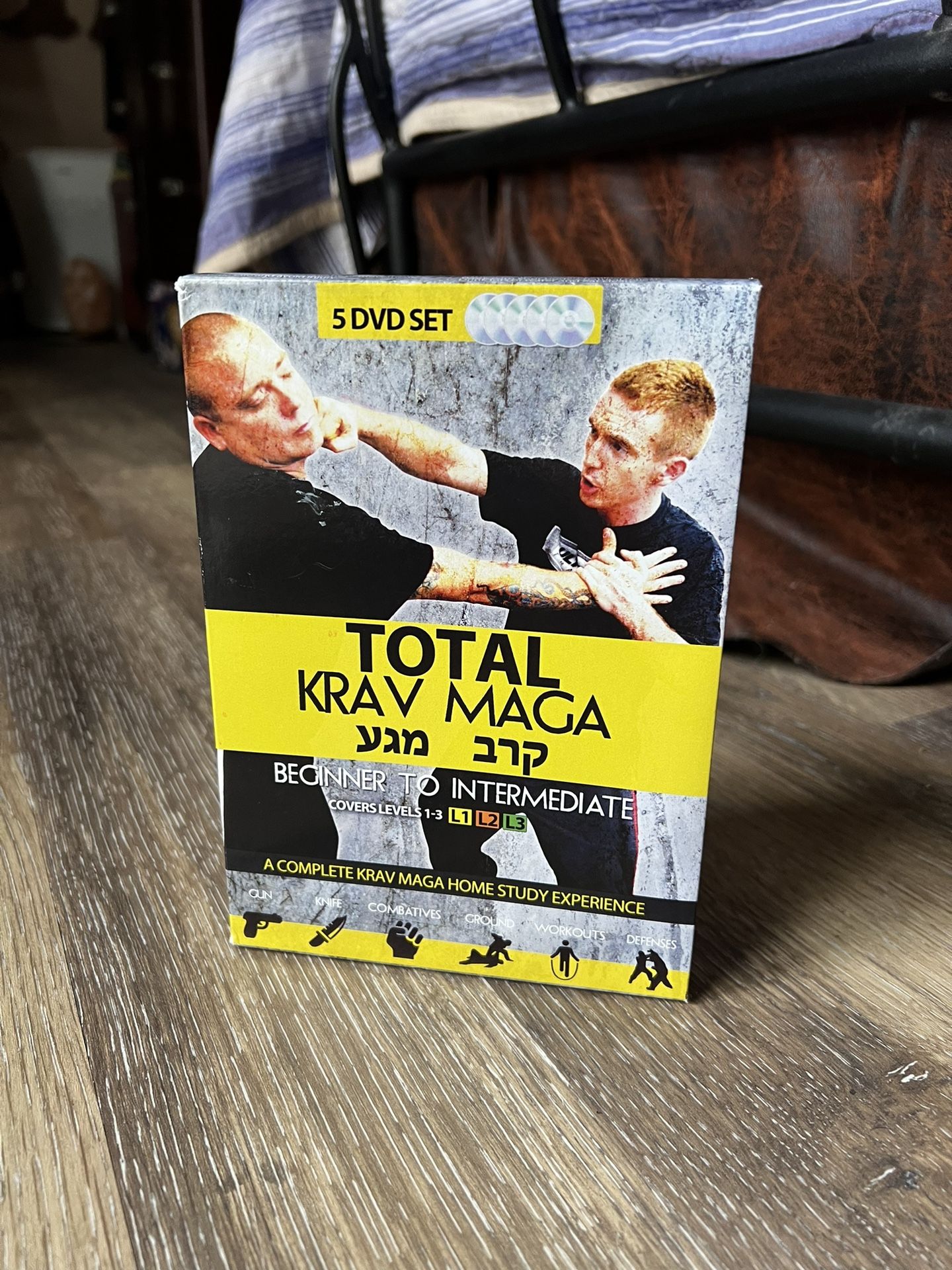 Total Krav Maga Beginner To Intermediate 5-Disc DVD Set Ultimate Training