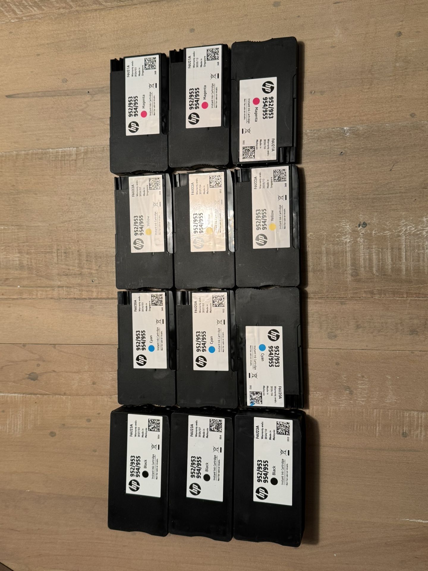 HP Instant Ink Cartridges 952/953/954/955