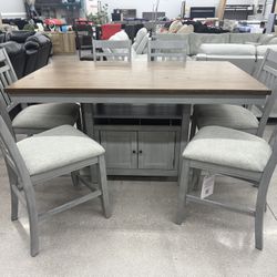 7pc Counter Height 🔥 Take It Home With Only $50 Down 