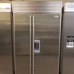 Sub Zero 48”Wide Built In Refrigerator Stainless Steel 