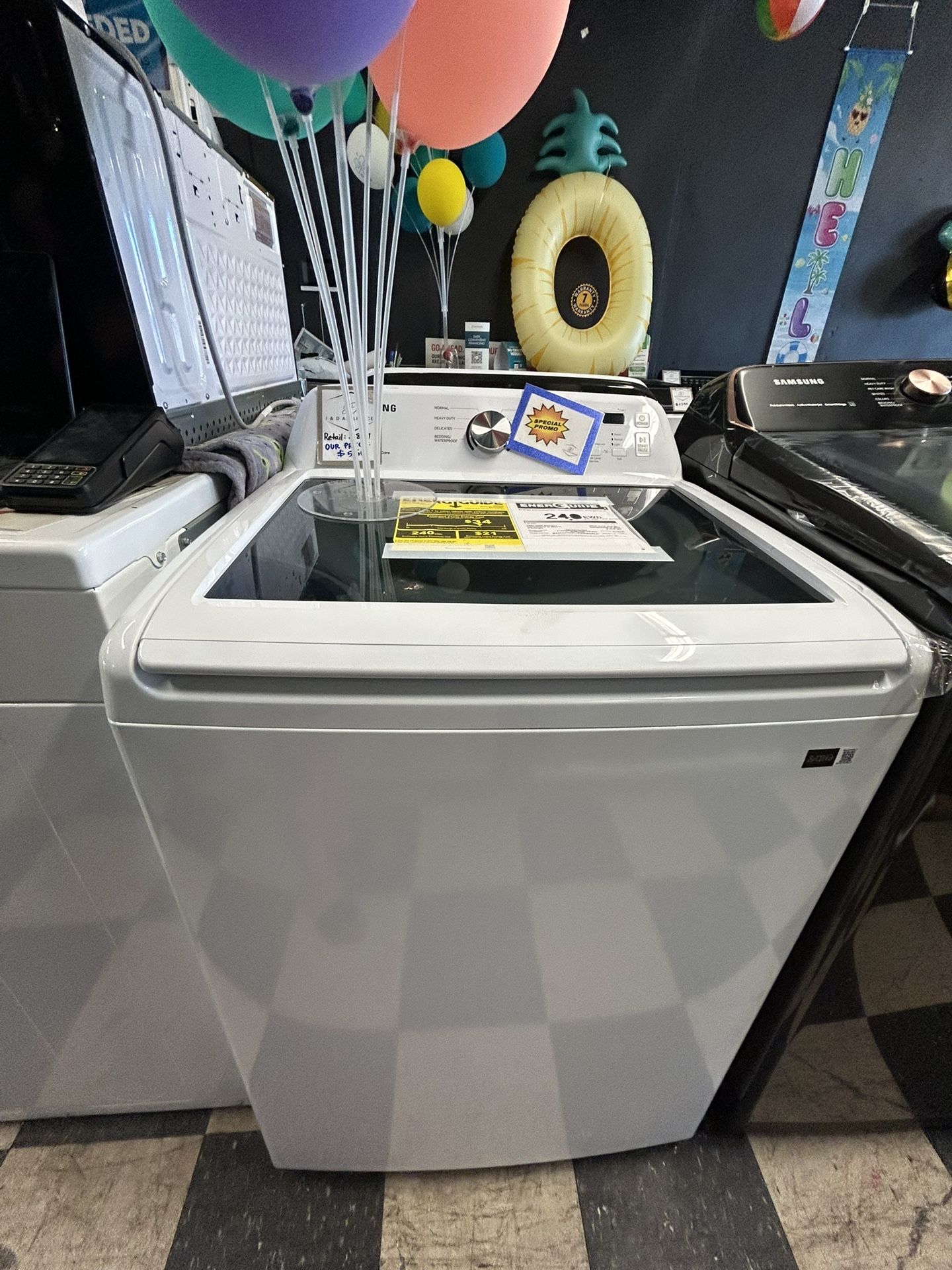 Samsung Topload Washer In White 🏝️