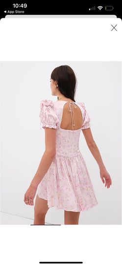 marleigh bow back mini dress Strapless Bow Back Silk Faille Mini Dress