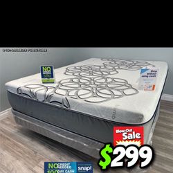 Ck Sky Comfort Bamboo Cool Gel Memory Foam Mattress!!