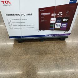 55 Inch TCL Roku Smart TV