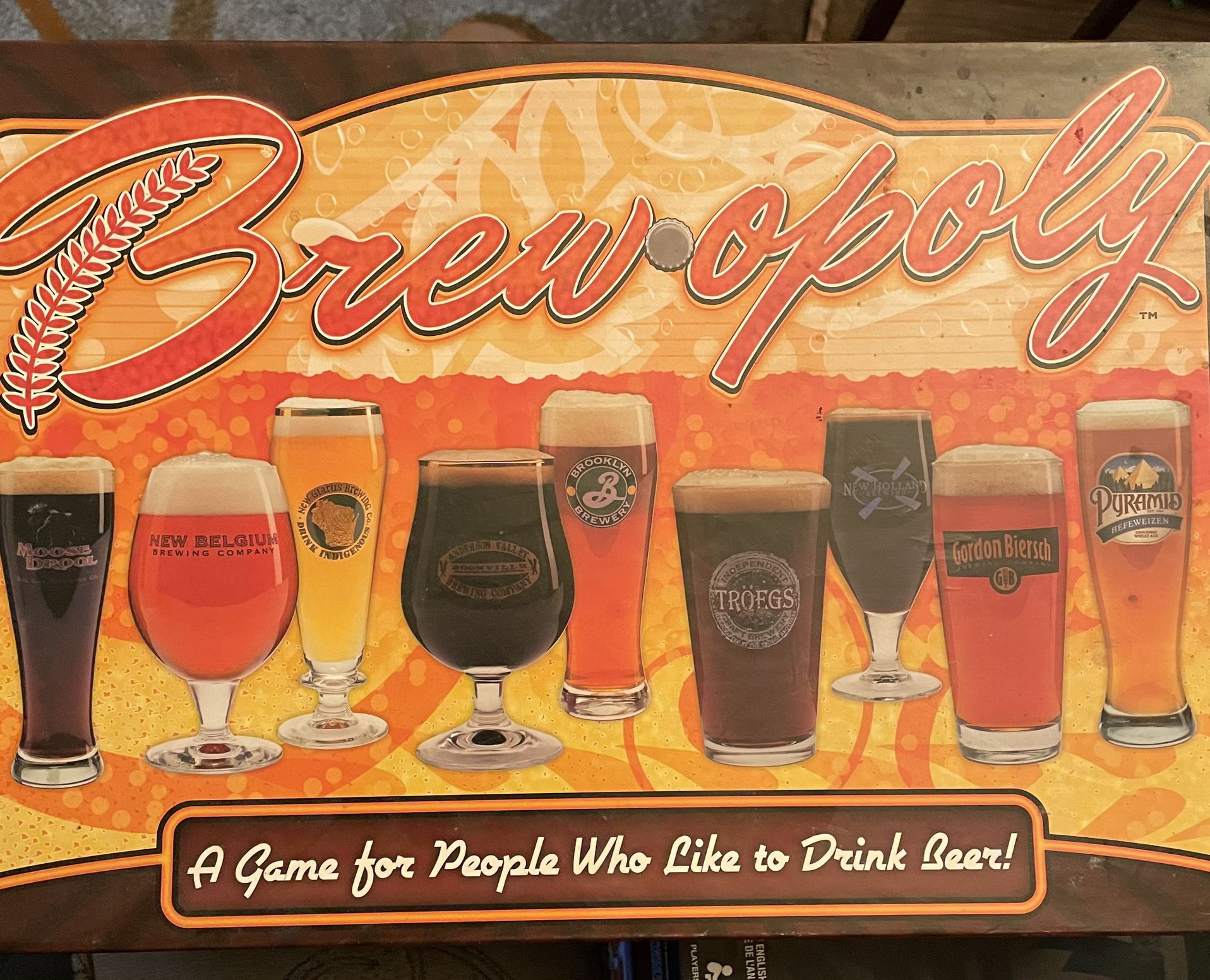 Beer-Opoly Board Game Like Brand New