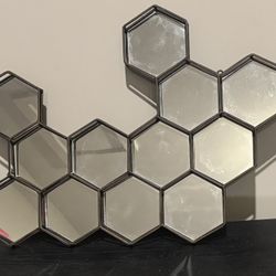 Wall Art - Hexagonal Mirror