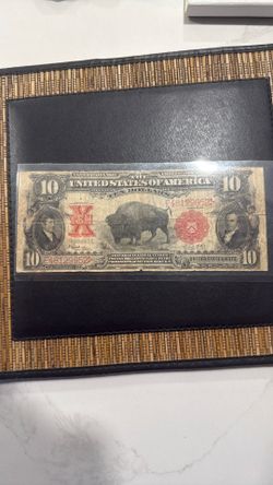 1901 $10 Bison United States Note 