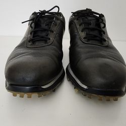 Nike Flywire Lunarlon Golf Shoes Men's Size 11.5 Black Soft Spike

