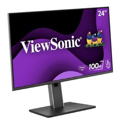 Look Here! New Open Box ViewSonic 24” 1080p Ergonomic Monitor W/ Tilt, Swivel & Pivot