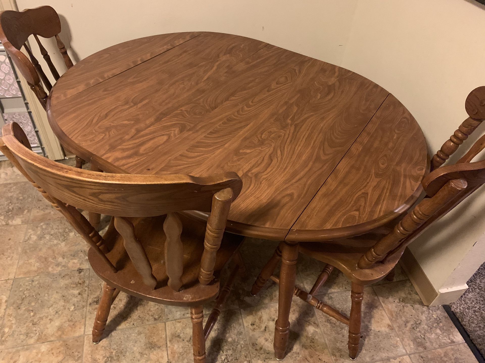 Kitchen table and 3 chairs