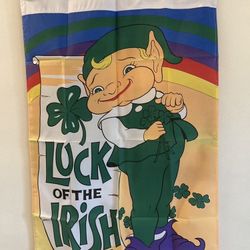 BRAND NEW Saint Patrick’s Day Flag 29” X 43” St Patrick‘s Day Outdoor Decor St Patricks Day