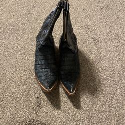 Boots Caiman Leather Size 10