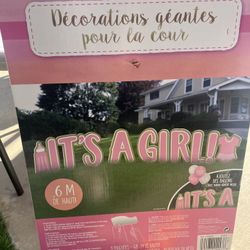 It’s A Girl Lawn Sign 