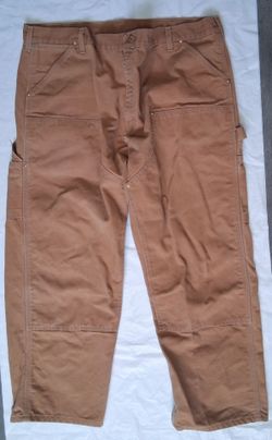 Carhartt Double Knee Work Pants Brown Men's 44x28