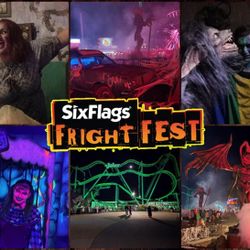4 Tickets To Six Flags Fright Fest