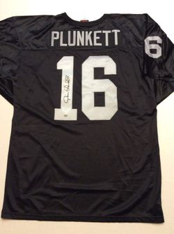 Jim Plunkett Autographed Raiders Jersey w/COA!!
