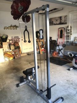 French Fitness Pull Down/Low Row