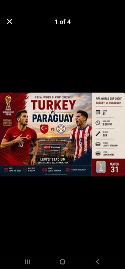 Turkey vs Paraguay  World Cup tickets