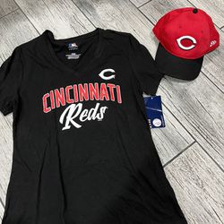 Cincinnati Reds Baseball Shirt And Hat