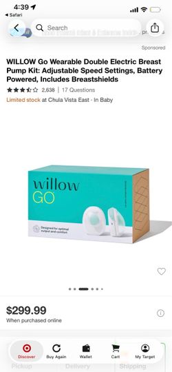 Willow GO breast pump
