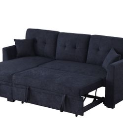 New! Sectional Sofa Bed With Storage Chaise, Sectional, Sofa, Couch, Sleeper Sofa, Sofa Bed, Sofabed, Sectional Sofa With Pull Out Bed, Couch