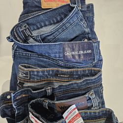 Mens Blue Jeans 34x30
