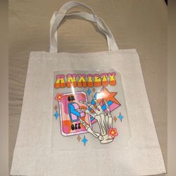 Anxiety On Tote Bag