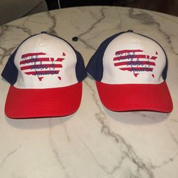 USA Red White & Blue American Flag Hats