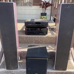 Stereo with Receiver,  CD Changer and Speakers