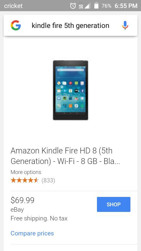 Kindle fire