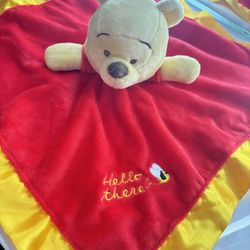 Winnie The Pooh Baby Toy Blanket