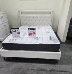 Queen Bed Frame With Mattress