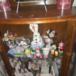 Assorted Disney collectible figurines