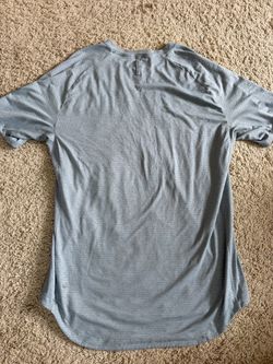 Lululemon License to Train Short Sleeve: Steel Blue